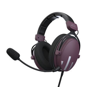 Геймърски слушалки DARK PROJECT ONE HS4 с 3.5 mm жак бордо